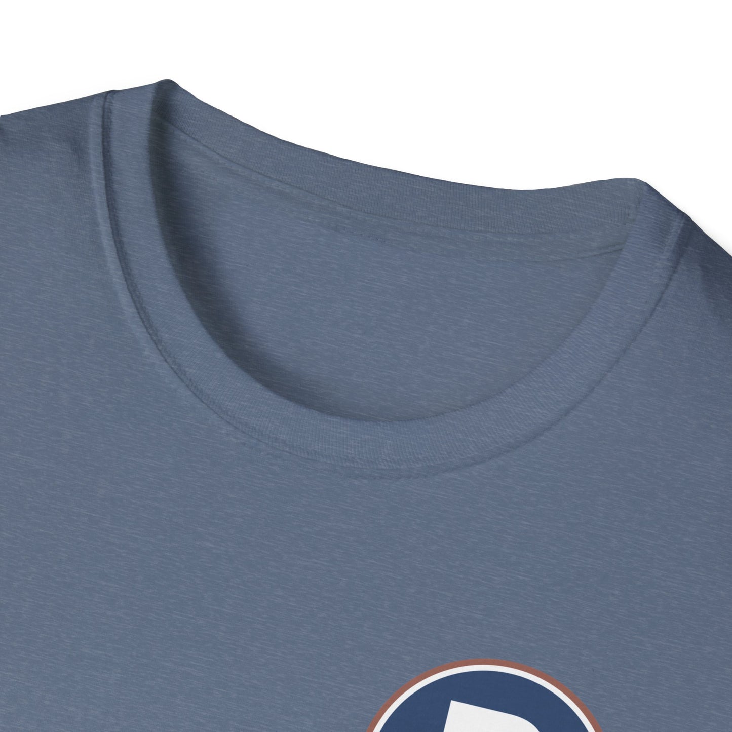 B Logo Front - Unisex Softstyle T-Shirt