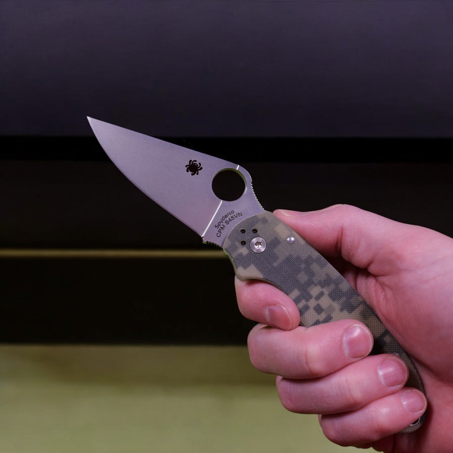 Spyderco Para 3 - Camo G10 & Satin S45VN | EDC Knife