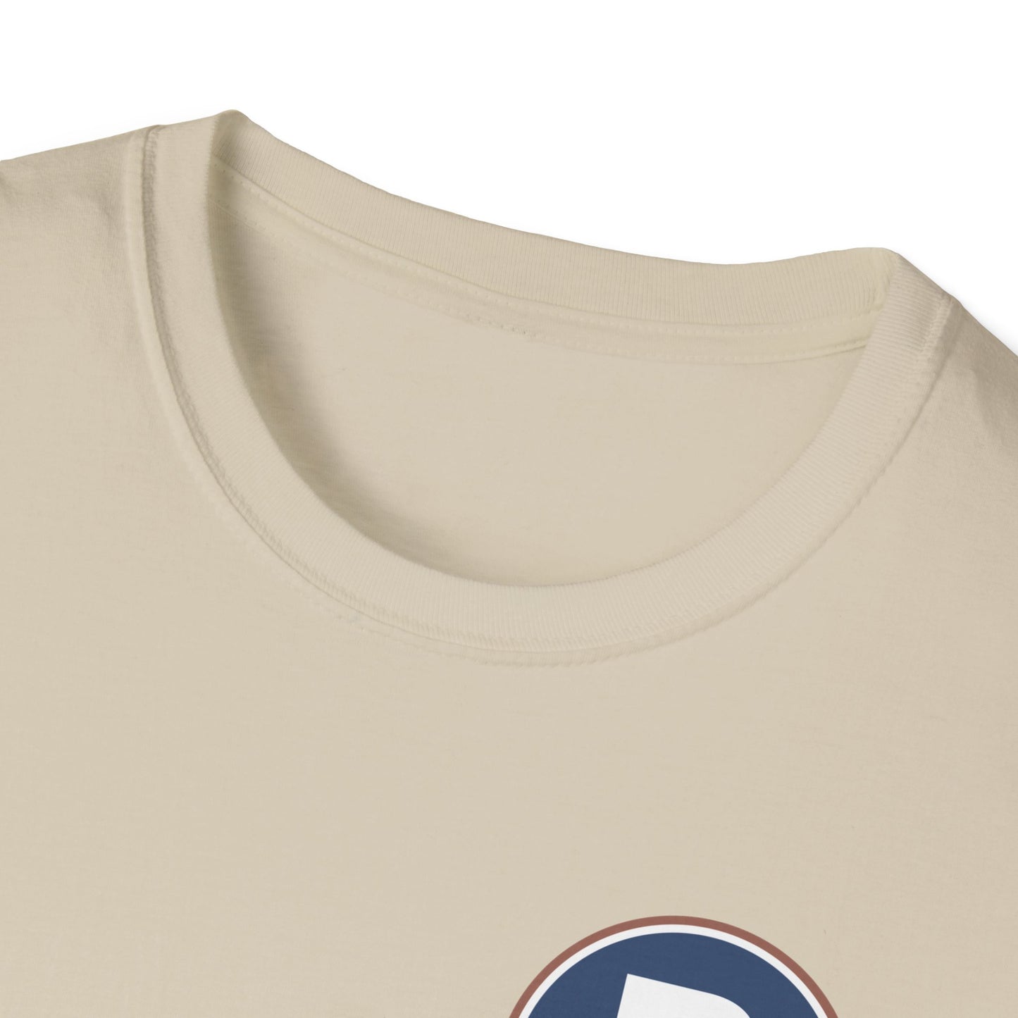 B Logo Front - Unisex Softstyle T-Shirt