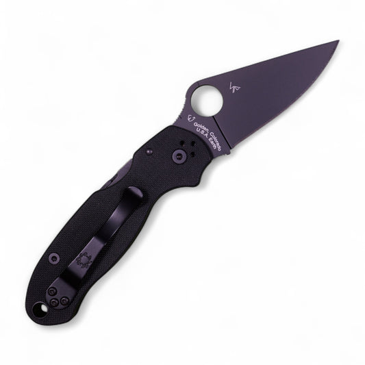 Spyderco Para 3 - Black G10 & Black DLC | EDC Knife