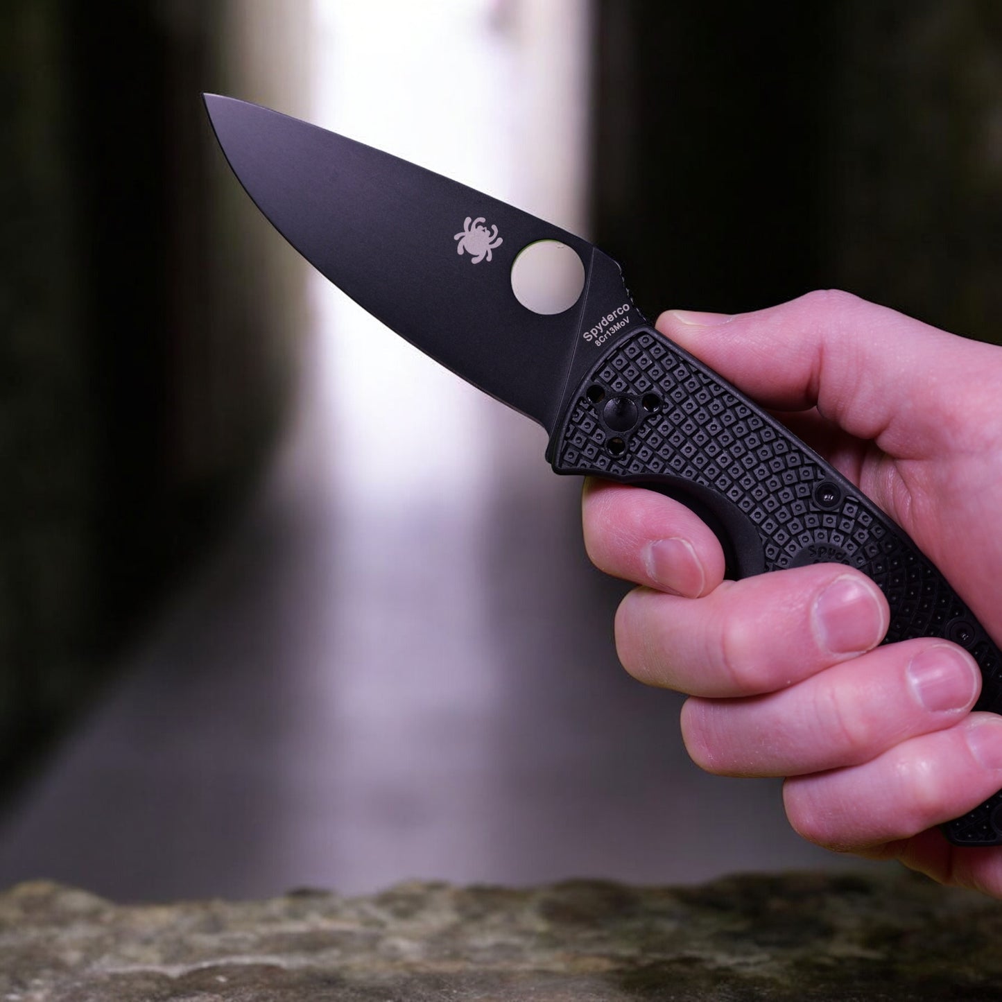 Spyderco Tenacious - Lightweight FRN & Black | EDC Knife