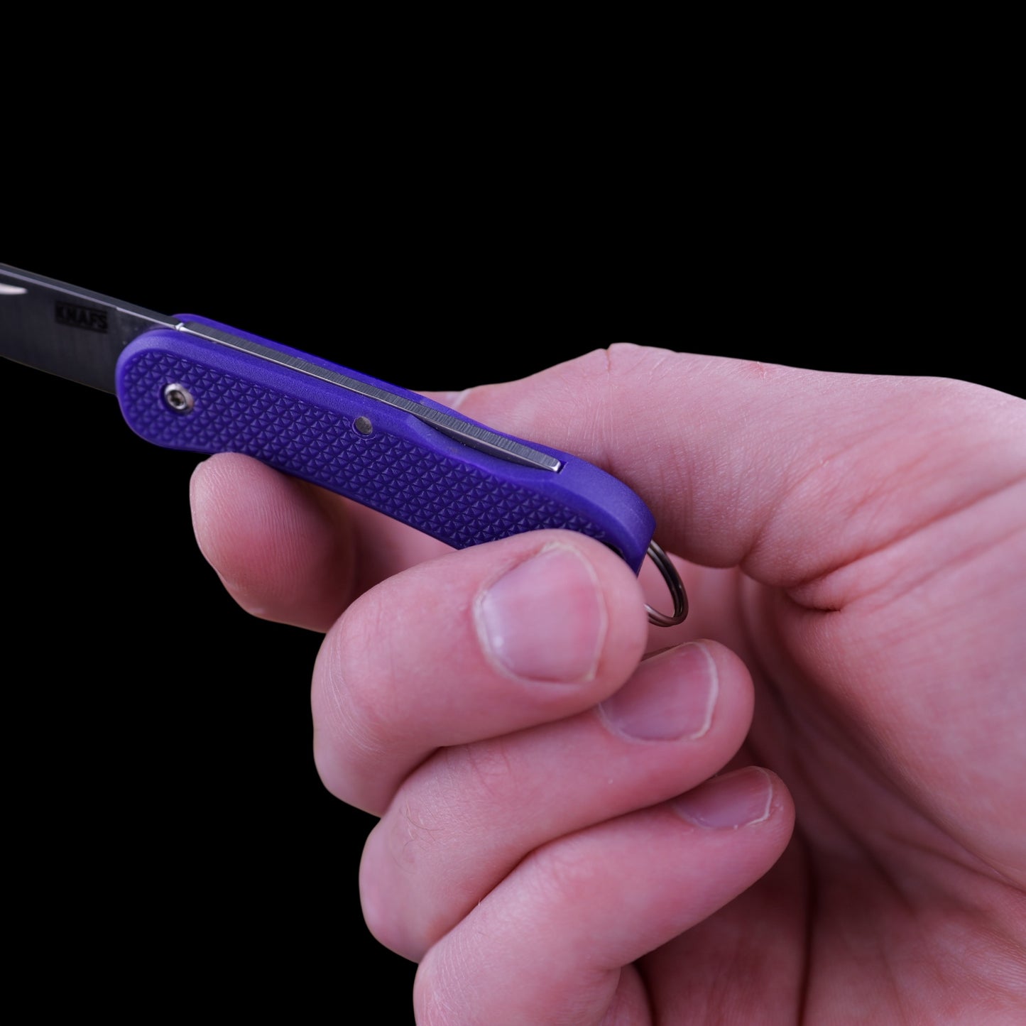 Knafs Lander 6 - Purple - Mini Keychain Knife