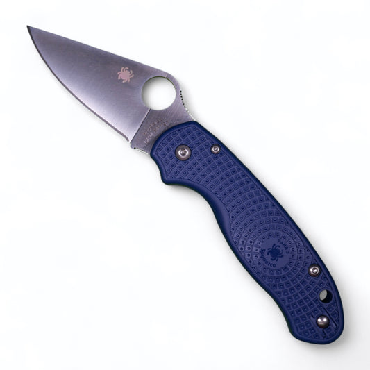Spyderco Para 3 - Blue Lightweight FRN & Satin SPY27 | EDC Knife