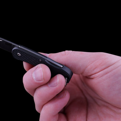 Knafs Lander 6 - Black - Mini Keychain Knife