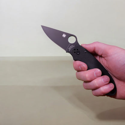 Spyderco Para 3 - Black G10 & Black DLC | EDC Knife