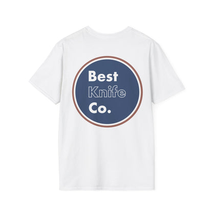 best knife co back logo t shirt