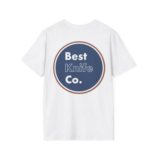 best knife co back logo t shirt