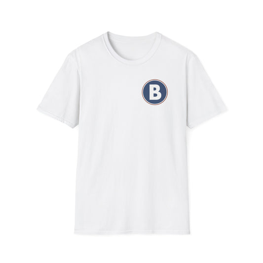 B Logo Front - Unisex Softstyle T-Shirt