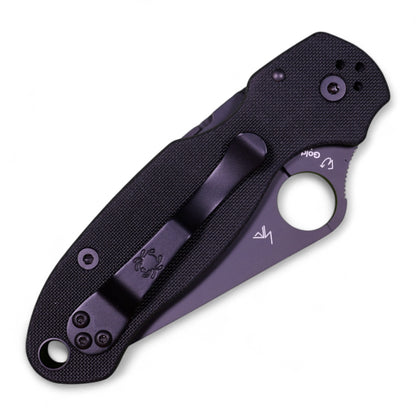 Spyderco Para 3 - Black G10 & Black DLC | EDC Knife