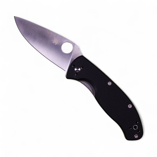 Spyderco Tenacious - Black G10 & Satin | EDC Knife