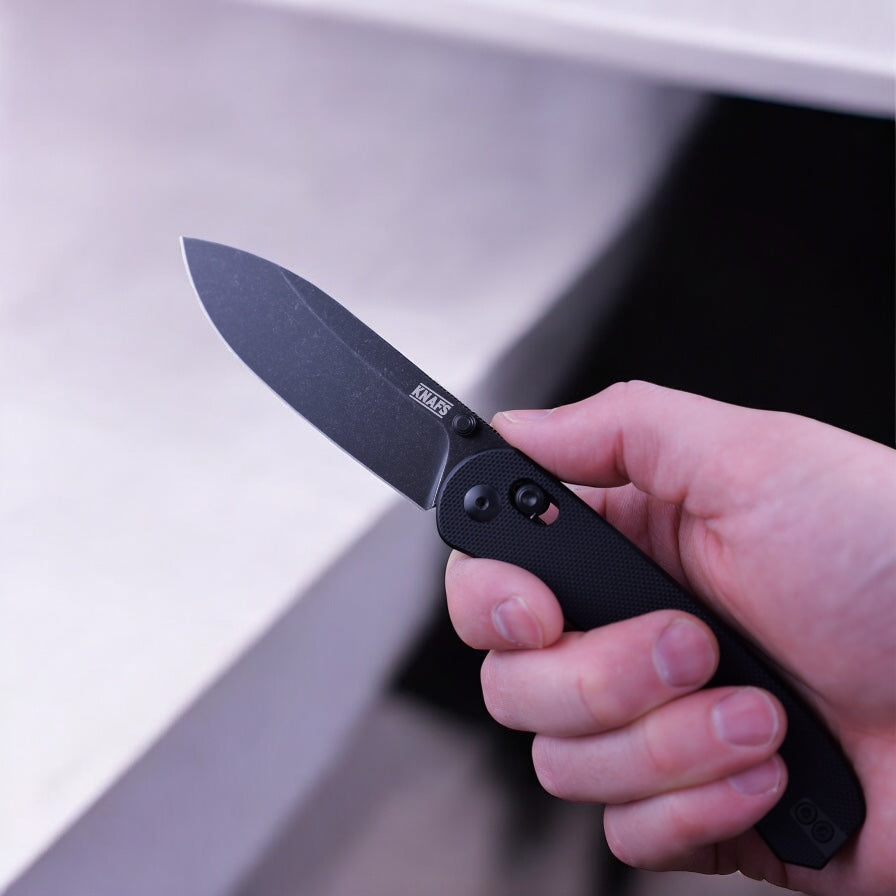 knafs lander 2 black in hand