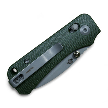 Civivi Baby Banter 2 - Green Micarta & Stonewash Nitro-V | EDC Knife