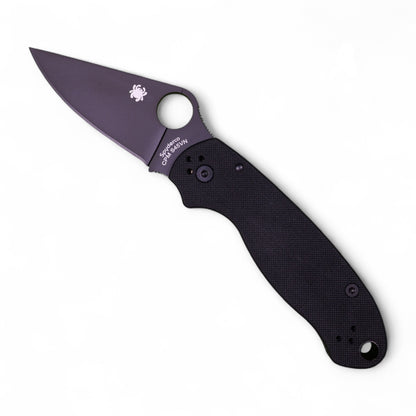 Spyderco Para 3 - Black G10 & Black DLC | EDC Knife