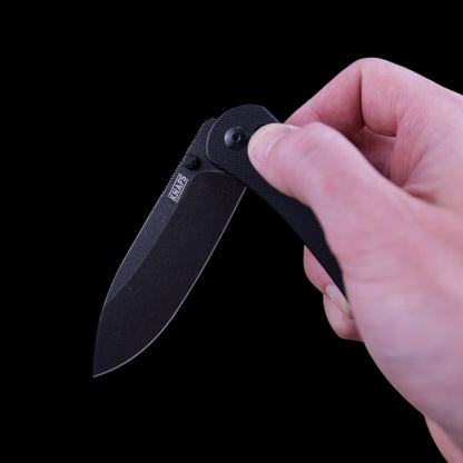 Knafs Lander 2 - Black G10 & Black Stonewash S35VN | EDC Knife